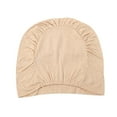 thumbnail image 3 of Cubierta de turbante de turbante musulmán Cabeza Cabezas envoltura Beige ligero, 3 of 9