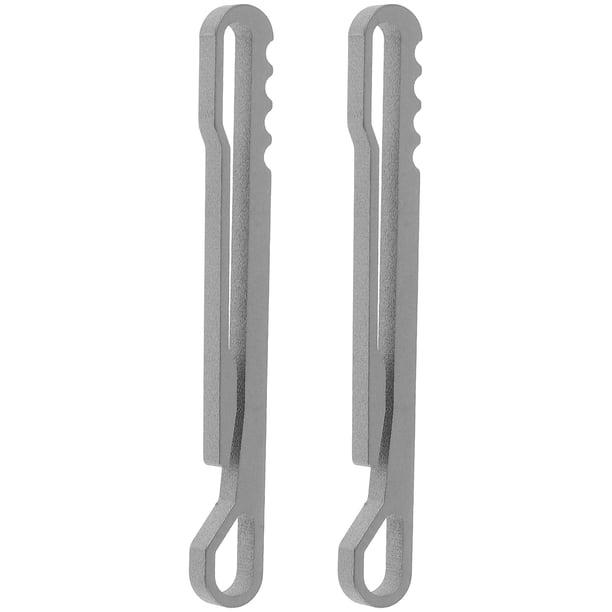 unbranded 2Ud Llavero Clip De Con Antideslizante Gris Para Organización De Llaves