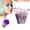 Purple, variant on Makeup Lights for Makeup Artist Lip Brushes Makeup for Teen Girls 16-18 Make up Brush Clean compatible with Machine Highlight Stick Oval Foundation Brush Hair Brush for Curly Hair Blend Smart Makeup