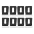 thumbnail image 1 of HEANUJJ 8Pcs Mirror Holder Clips for Glass Wall Mounting Assorted Color Shelf Brackets, 1 of 8
