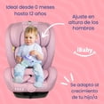 thumbnail image 3 of Autoasiento Reclinable Desde 0 A 36 Kg Passegeri Ibaby Rosa Passegeri Rosa, 3 of 8