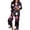 /c169Black435, variant on Huowey Womens Halloween Pajamas Set Long Sleeve Button Down Tops And Pants 2 PC Bow Ghost Pumpkin Graphic Lapel Cozy Party Loungewear,Black,L