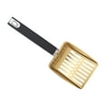 thumbnail image 2 of Runquan Cat Litter , Metal Reptile Litter Cleaner, Fast Sifting Kitty Metal Long Handle Gold, 2 of 8