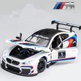 thumbnail image 1 of Coche deportivo de aleación BMW M4 GT3, vehículo de juguete de Metal fundido a presión, modelo de simulación de sonido y luz, colección de regalo para niños, 1:24, 1 of 5