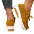thumbnail image 5 of YOUYEDIAN Loafers for Women Fall Winter Versatile Comfortable Platform Heel Flats Square Toe Fashion Strap Design Slip On Shoes, 5 of 5
