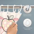 thumbnail image 5 of Pastel Hearts Shower Curtain 72x72, Waterproof Washable Polyester Bathroom Curtain, Heart Bath Curtain with 12 Plastic C Hooks, Machine Washable Fabric Bath Curtain for Bathroom Decor, 5 of 5
