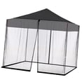 thumbnail image 3 of pantalla para sombrilla de patio,Toldo protector para sombrillas de patio,Carpa con cubierta para sombrilla de exterior y malla densa,Cerramiento colgante para sombrillas de jardín,Funda, 3 of 9