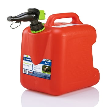 Scepter 5 Gallon SmartControl  Can with Rear Handle, FSCG502, Red Fuel Container