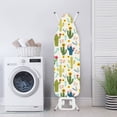 thumbnail image 3 of HELLHERO Cactus Pattern Iron Board Cover Elastic Edge Polyester Fiber Fabric for Home Ironing, 3 of 5