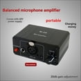 thumbnail image 4 of Amplificador de Micrófono de Condensador Dinámico M-20 Audio 48V Phantom Power Carga Negra para Tarjeta de Sonido en Altavoz B, 4 of 5