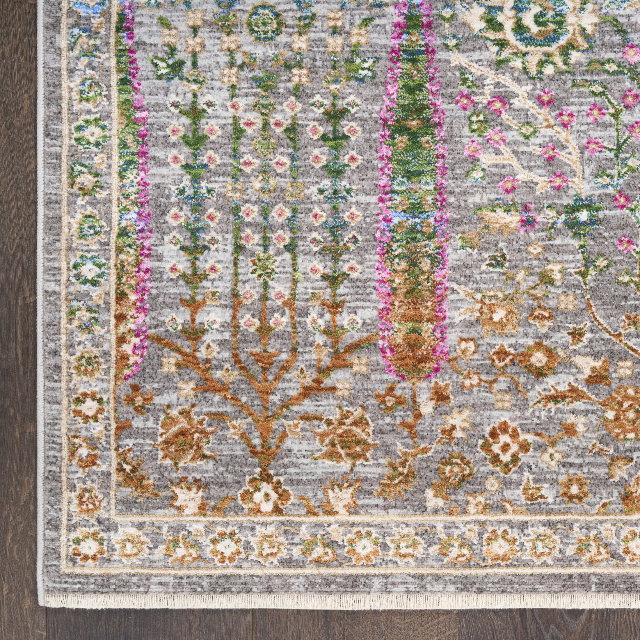Nourison Quaint Harmony 9'10" x 13'1" Blue Multicolor Bohemian Indoor Rug