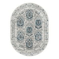 thumbnail image 3 of Unique Loom Nyla Collection Area Rug - Princess (4' x 6' Oval Gray/Cream), 3 of 7