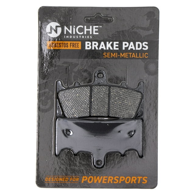 Niche Front Brake Pad Set for Suzuki Hayabusa Semi-Metallic Motorcycle 519-KPA2393D