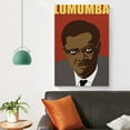 thumbnail image 4 of Mouvement National Congolais Politicians Patrice Lumumba Poster Canvas Wall Art Poster Decorative Bedroom Modern Home Print Picture Artworks Posters 24x36inch(60x90cm), 4 of 6