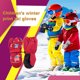 thumbnail image 5 of Moyic 6 pares de manoplas para niños, impermeables, para invierno, dibujos animados, estampado de copos de nieve, cómodos, gruesos, Type3 NO3, 5 of 6