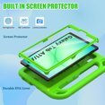 thumbnail image 3 of BMOUO Kids Case for Samsung Galaxy Tab A11 8.7 Inch 2025/A9 8.7" 2023 /Tab A7 Lite 8.7" 2021- with Built-in Screen Protector, Shockproof Samsung Galaxy Tab A11/A9/A7 Lite Case 8.7 Inch - Green, 3 of 7