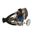 thumbnail image 4 of Gafas Steampunk,Gafas Steampunk Vintage para Hombre y Mujer,Gafas punk estilo victoriano retro para adultos,Accesorios para disfraces de cosplay y accesorios para fotos,Gafas de sol Fiesta, 4 of 6