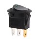 thumbnail image 1 of 20A 12V LED Dot Light Auto Truck Interruptor de encendido / apagado redondo shamjiam Interruptor redondo de eje de balancín, 1 of 8