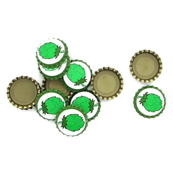 Crown Caps With Oxy-Liner - Case of 10,000 Caps Hop Cone