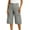 Gray, variant on Women's High Waist Wide Leg Cargo Cropped Pants with Pockets, Casual Loose Trousers for Work or Leisure, Durable and Functional,Navy S
