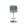 thumbnail image 4 of Heavenly Collection Grey Fabric Adjustable Stool, 4 of 7