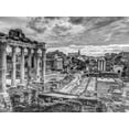 thumbnail image 2 of Frank, Assaf 24x19 White Modern Wood Framed Museum Art Print Titled - Ruins of the Roman Forum, Rome, Italy, 2 of 4