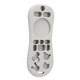thumbnail image 4 of Forma de control remoto bebé teeter juguetes simulados cómodos y suaves silicona bebé teething juguetes adecuados para niños pequeños grises fríos, 4 of 10