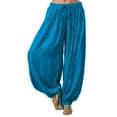 thumbnail image 1 of Femmes Dames Décontracté Coton Yoga Danse Pantalons Longs Pantalons Bouffants, 1 of 5