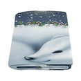 thumbnail image 2 of CADecor Sleeping White Bear Throw Blanket Bed Sofa Blanket 58x80 inches, 2 of 3