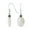 Silver-White, variant on Bling Jewelry Womens Bali Green Jade Oval Gemstone Drop Earrings .925Sterling Silver