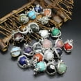 thumbnail image 2 of Natural Gemstone Dragon Ball Round Reiki Chakra Healing Pendant Necklaces Beads, 2 of 6