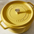 thumbnail image 4 of Staub Cast Iron 4-qt Round Dutch Oven - Citron, 4 of 9