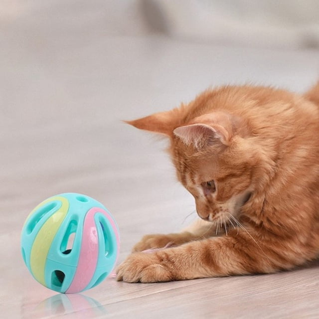Large 8CM Cat Toy Self High and Sound Cat Sound Egg Toy