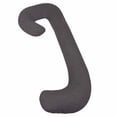 thumbnail image 2 of Leachco Snoogle Chic Jersey Body Pillow - Heather Gray, 2 of 5