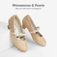 thumbnail image 4 of Zapatos de Vestir para Niña DREAM PAIRS SDFL2403K Dorados con Tacones Bajos, 4 of 7