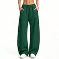 thumbnail image 5 of Maplenight Womens Baggy Sweatpants Fleece Barrel Pants Drawstring Elastic High Waist Lounge Pants Soft Daily Casual Trousers with Pockets, 5 of 9