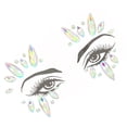 thumbnail image 1 of Facial Jewels, No Irritation Sweatproof Facial Rhinestones Sticker  for Dress-Up for Music Festivals for Wedding for Pool Party for Carnival for, 1 of 8