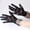 Black, variant on Women's Sheer Lace Floral Gloves Wrist Length Short Vintage Breathable Gloves for Bridal Wedding Tea Party Events Halloween White One Size
