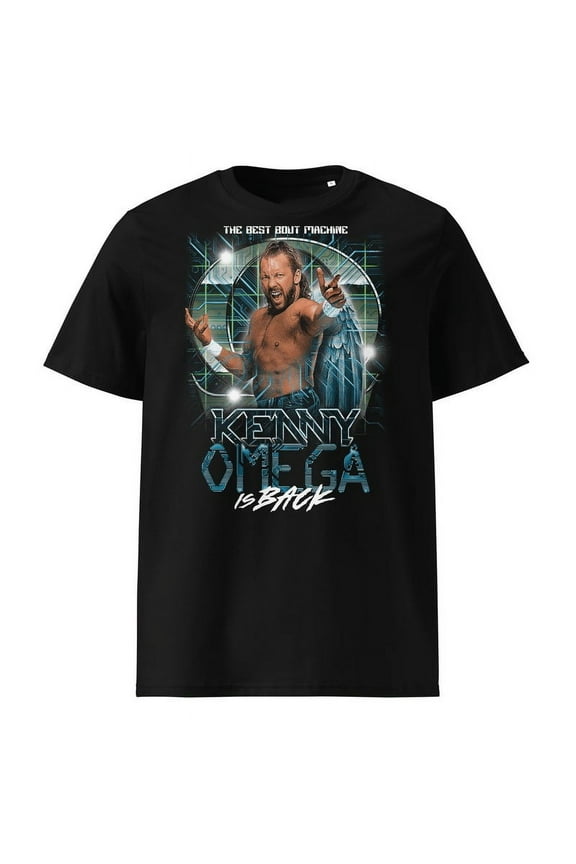 Kenny Omega T-Shirt, Unisex AEW Wrestling Cleaner Style, for Men & Women,Black color,size XL