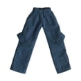 thumbnail image 1 of Figura de acción 1/12, ropa, disfraz, accesorio, decoración de cumpleaños, mini moda compacta Pantalones azul grisáceo, 1 of 9