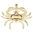 thumbnail image 3 of 10K Yellow Gold Round Diamond Cancer Horoscope Pendant 1.10" Pave Charm 0.55 CT., 3 of 6