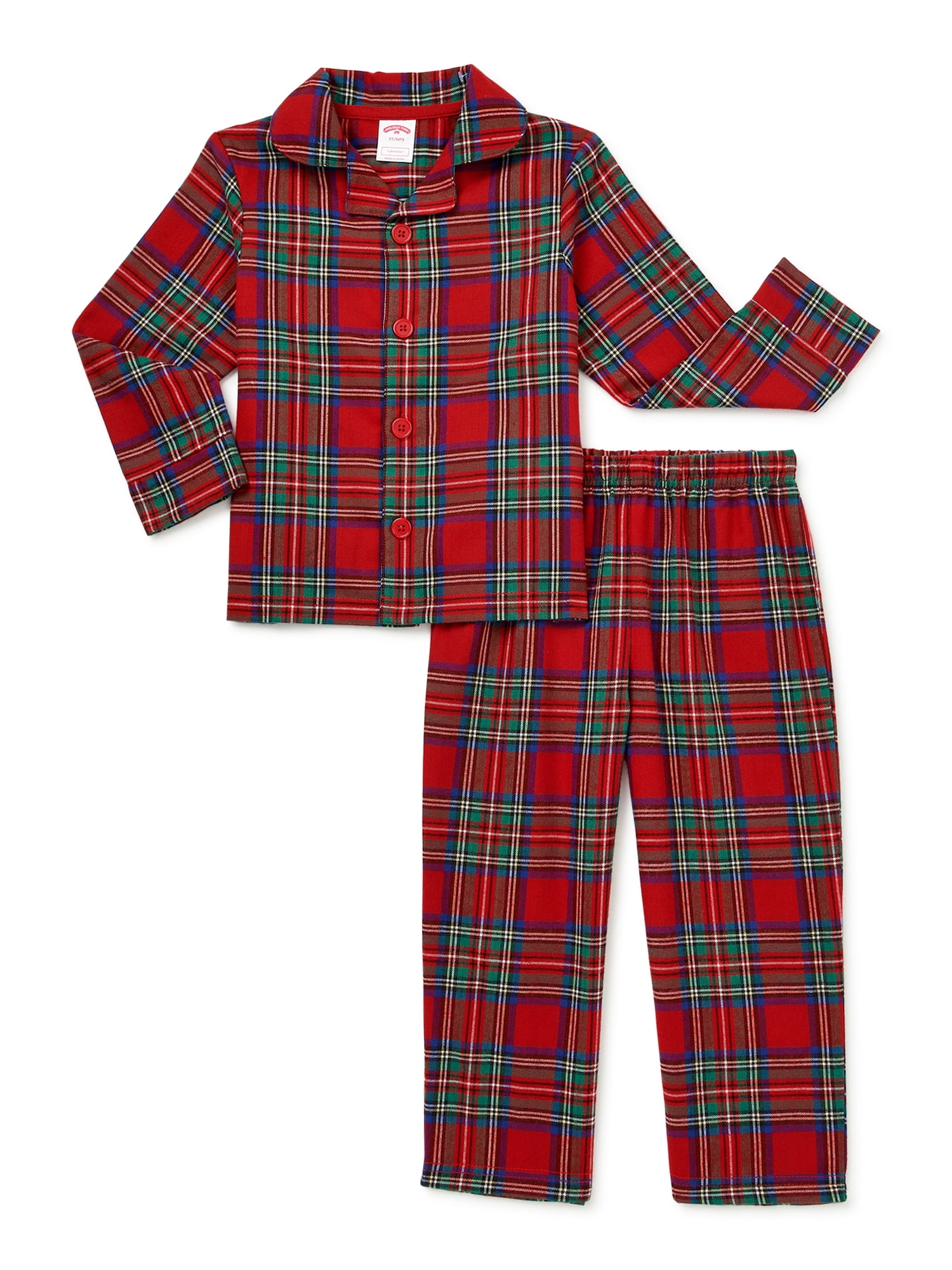 Red Flannel Pajama Set 