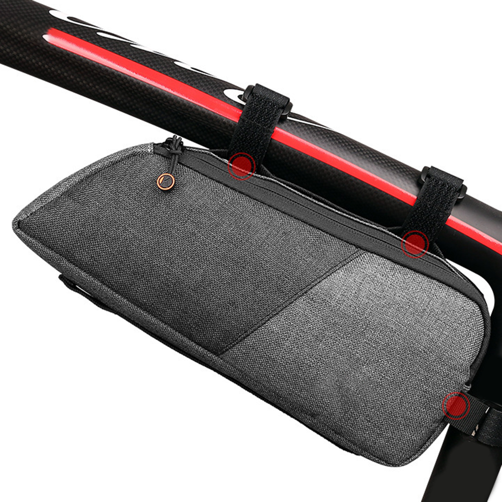 SPRING PARK Cycling Bicycle Tube Frame Bag Durable Oxford Cloth Fabric MTB Road Bike Pouch Cycling Accessories - image 4 of 7