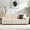 Beige, variant on 84" Stain Resistant Corduroy Large Sofa, Mid-Century Modern Sofa with Cup Holder, Oversized Sofa Chair with Washable Cushions for Office Living Room, Black