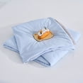 thumbnail image 4 of Cooling Summer Quilt for Single Bed, 150 x 200 cm, Reversible Multicolor Polyester Thin Lightweight Blanket for Hot Weather, Breathable and Machine Washable, 4 of 6