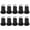 Black, variant on Kesenlong 10pcs E12 Candelabra Lamp Holder Plug-in Pendant Socket