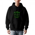 thumbnail image 1 of Men's Long Sleeve Hoodie Pullover Sweatshirt with Pockets - ' GRANDMA HIGH SCHOOL ' Graphic Graduation Cap & Stars Design, 1 of 7