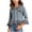 Gray, variant on Girls Cardigans Fashion Cute Ruffle Long Sleeve Collar Sweater Cardigan Patchwork Plaid Button Down Knit Tops