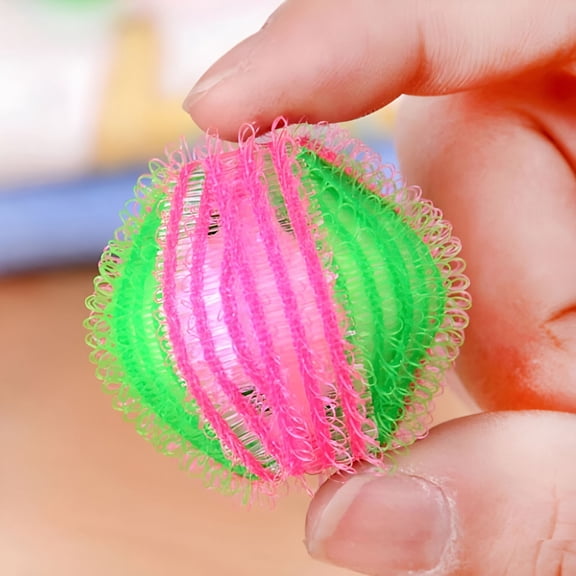 LAMIRO 6Pcs Reusable Lint Remover Balls for Laundry Dryer Washing Pet Hair Catcher Remover Ball