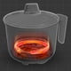 thumbnail image 4 of Olla eléctrica al ,Máquina de cocción multifunción de portátil,Mini máquina de cocina pequeña,olla de cocina para el hogar,Cocinas Multifunción Tapa Vidrio Sin Azul Soledad mini vapor, 4 of 10